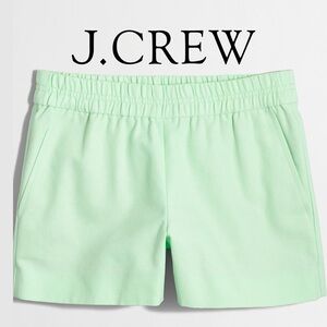 Like New J.Crew Light Green Boardwalk 3” Pull-On Shorts Women’s Size 4